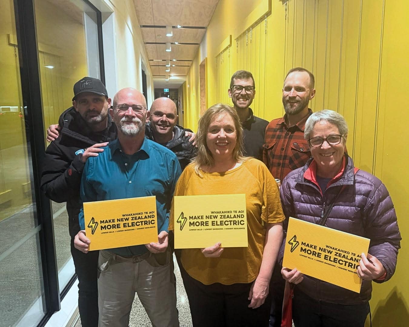 Rewiring Aotearoa and Electrify Nelson team